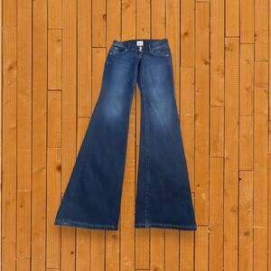 Hudson (Older Label) Beth Baby Boot MUDR Color Flap Pocket Blue Jeans Size 26